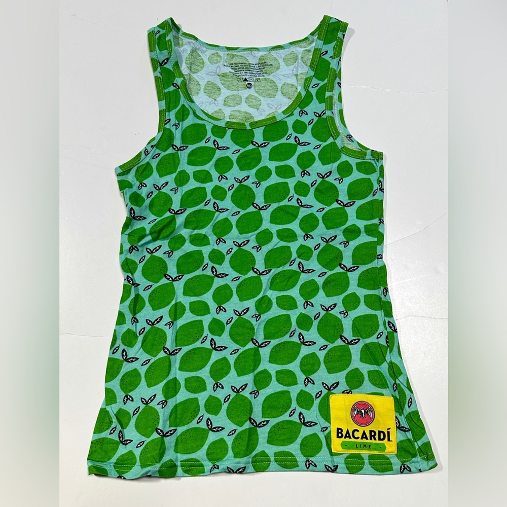 NEW Bacardi Lime Sleeveless Tank Top